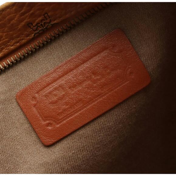 MCM Shoulder Bag in Cognac Visetos Coated Canvas – Vintage Germany Serial V4393 - Picture 6 of 8